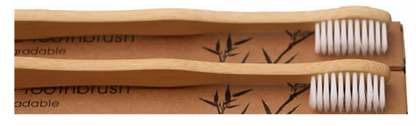 DIVCHI Bamboo Toothbrush, Wooden Toothbrushes, Biodegradable Eco Friendly Brush