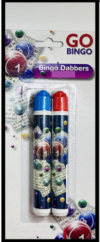 BINGO DABBERS MULTICOLOURED DABBERS DOT PENS NON GRIP PACK OF (1,2,3,4,5,6)