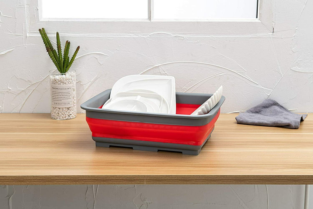 Collapsible washing up bowl and drainer sale