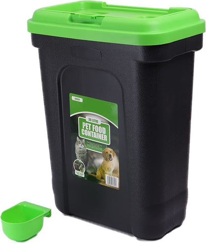 Pet Food Storage Airtight Container of 30L With Integrated Plastic scoop