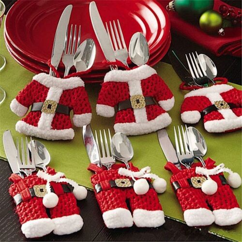 CHRISTMAS ITEMS TOILET SEAT COVERS CUTLERY DOOR MATS SET STORAGE BAGS XMAS PARTY