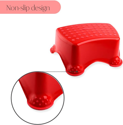 Toilet Training Kids Non Slip Up Step Stool Unisex for Safe Toddler Loo Potty Tr