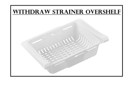 Fridge Box Can Kitchen Over shelf  Storage Basket Rack Adjustable (195*160*80 mm.) (280*160*80 mm.)