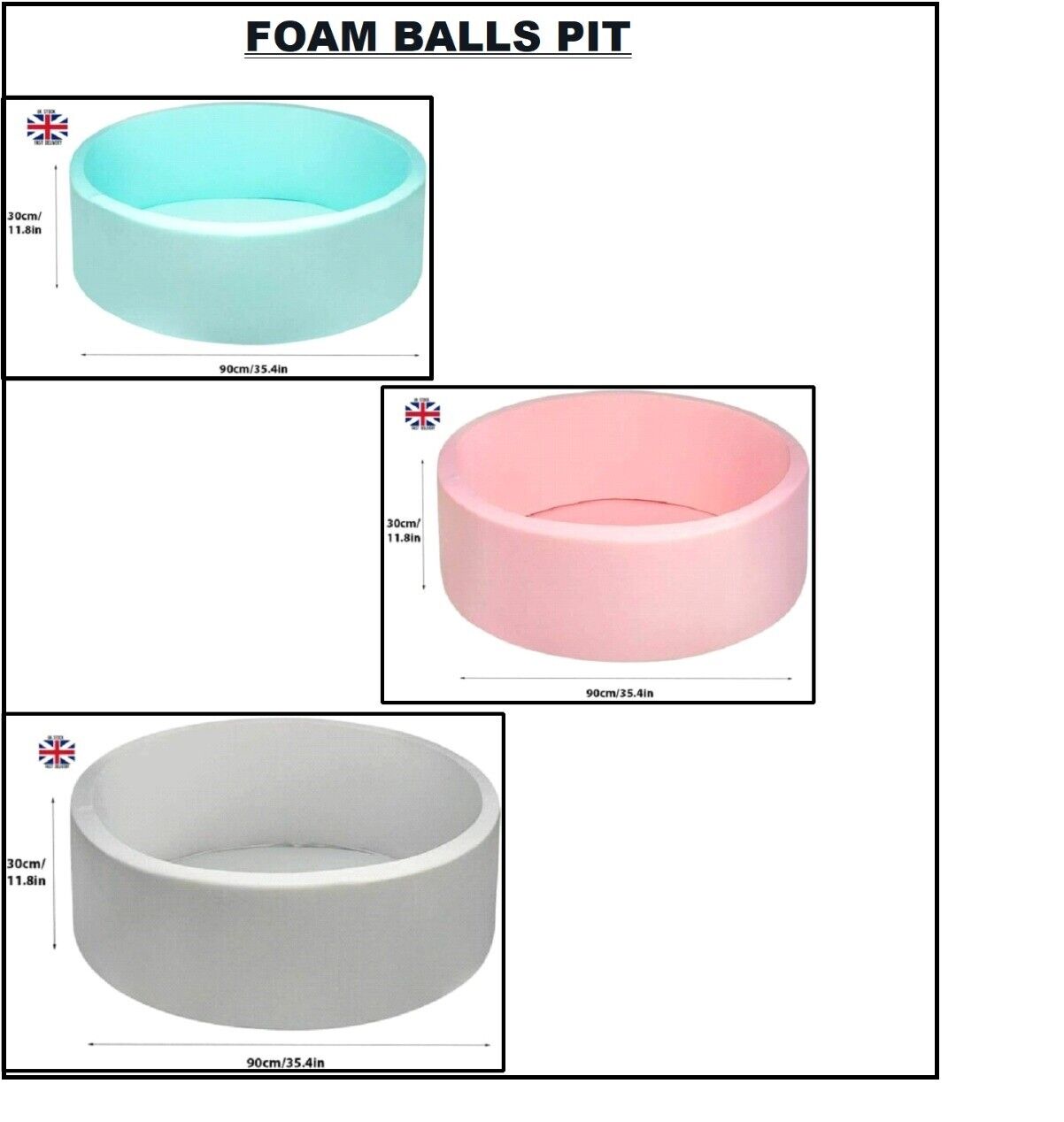 SOFT PLAY BALLS | FOAM BALLS PIT | PEN POOL BATH PLAY ROOM | BEST XMAS GIFT