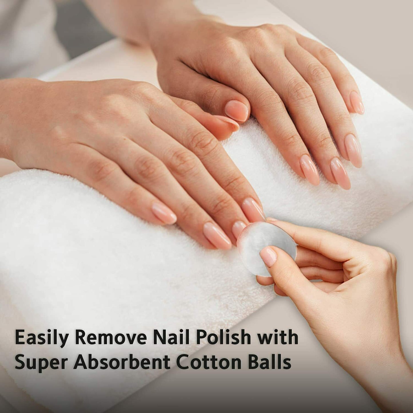 200 Cotton Wool Balls Make Up Nail Polish Varnish Remover Cleaning Absorbent.