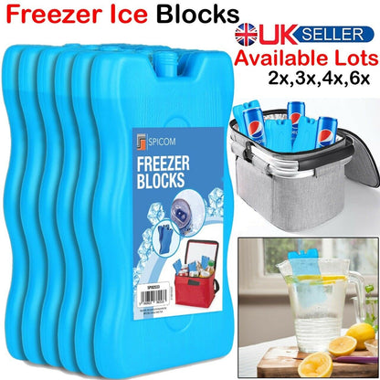 Freezer Blocks For Cool Cooler Bag Ice Packs For Lunch Box Picnic Reusable