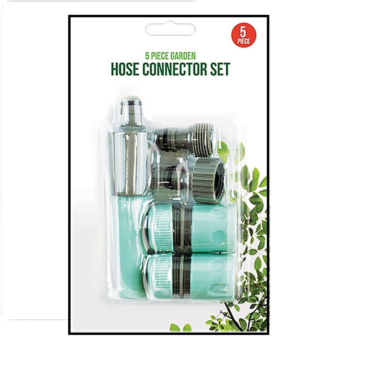 Garden 5 Piece Hose Connector Fitting Set an Assortment of Tap and Hose Adaptors