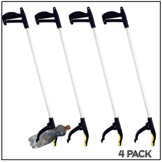 PICKUP TOOL LONG REACH GRABBER REACHER HELPING HAND 75CM LONG (4PACK)