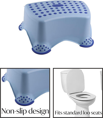 Toilet Training Kids Non Slip Up Step Stool Unisex for Safe Toddler Loo Potty Tr