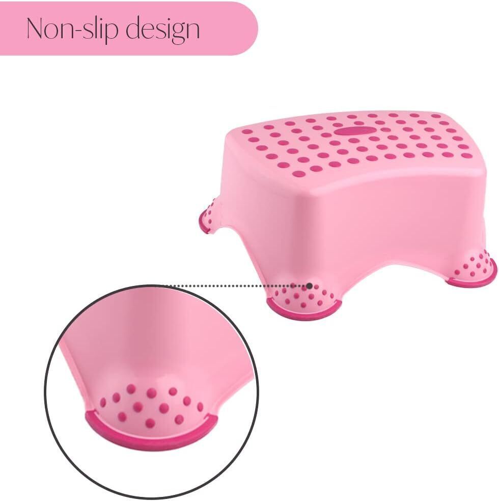 Toilet Training Kids Non Slip Up Step Stool Unisex for Safe Toddler Loo Potty Tr